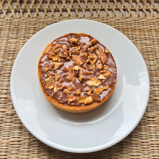 Tarte aux noix et chocolat au lait