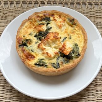 Quiche aux épinards et saumon